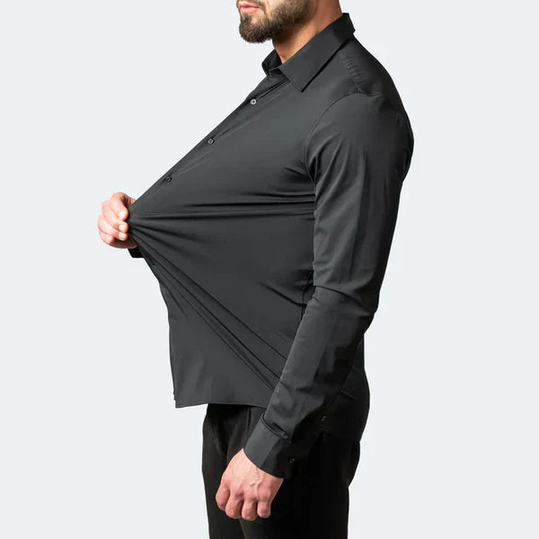 Camisa Sociale Masculine Premium avec Coupe Tailleur
