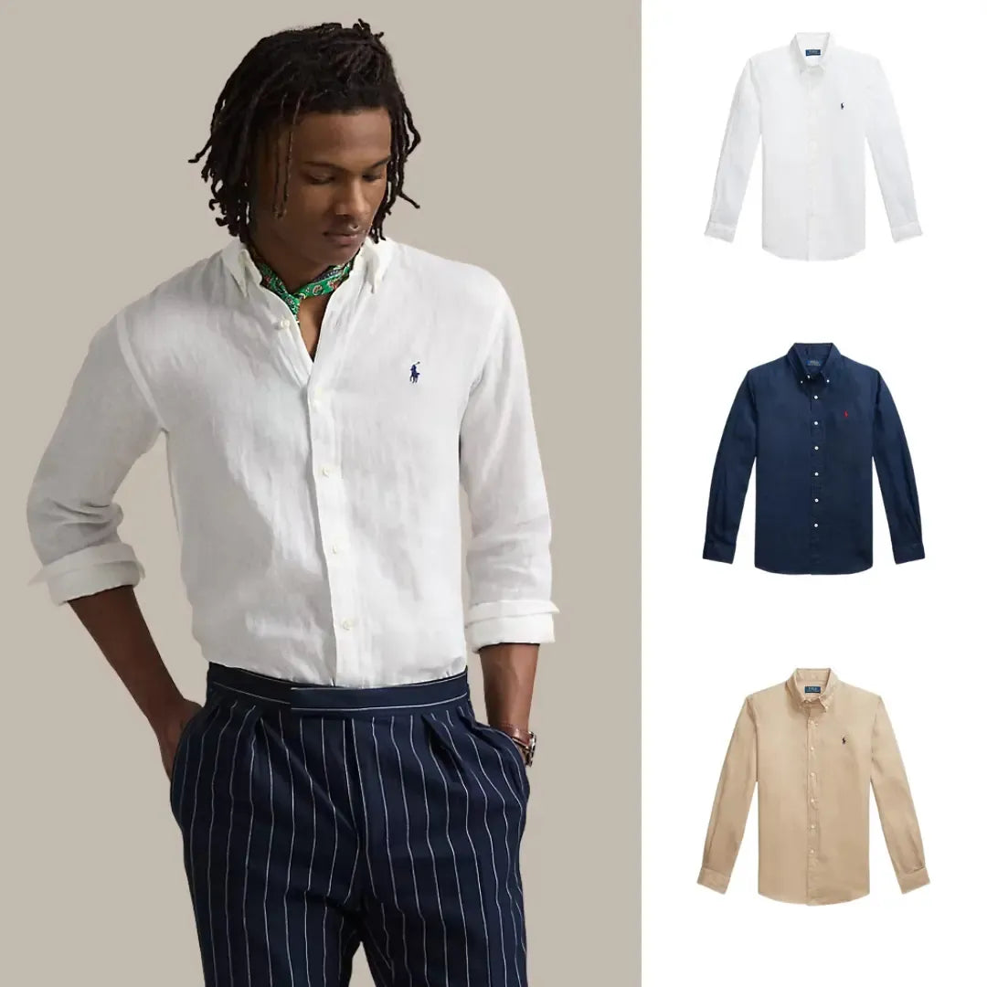 ACHETEZ 1, RECEVEZ 3 — CHEMISE EN LIN CLASSIQUE