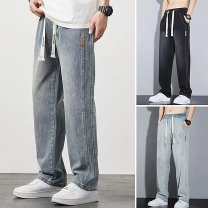 Jean Droit Masculin en Coton Premium